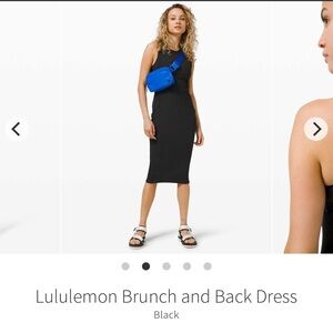 Brunch and Back Lululemon Black Dress Size 4